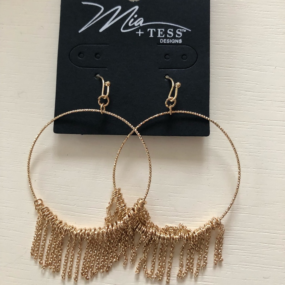 BOGO! NWT! Gold hoop costume earrings